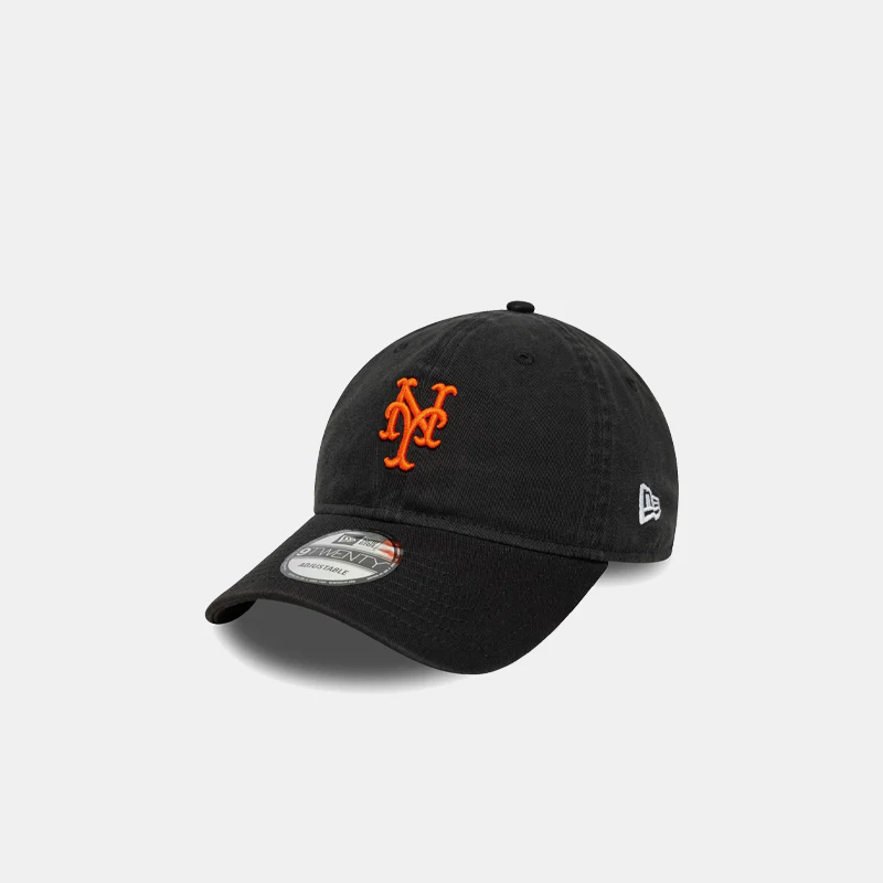 New York Mets MLB Washed Script Black 9TWENTY Cap