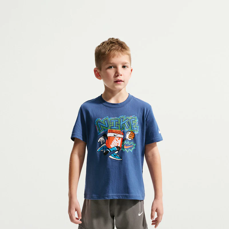 CHALKY BOXY BASKETBALL T-SHIRT (B)