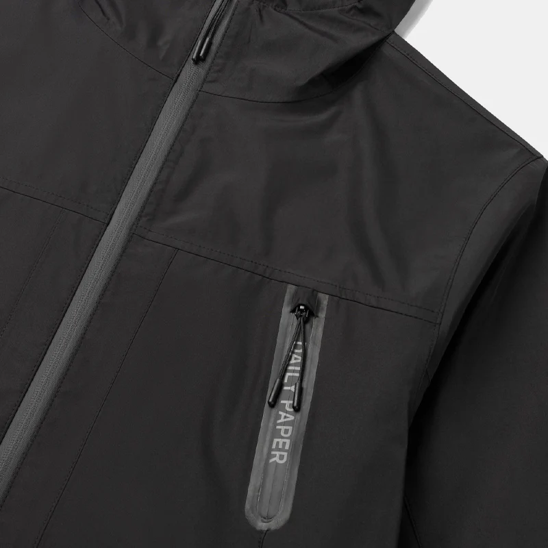Kunle Rain Jacket Black - Image 3
