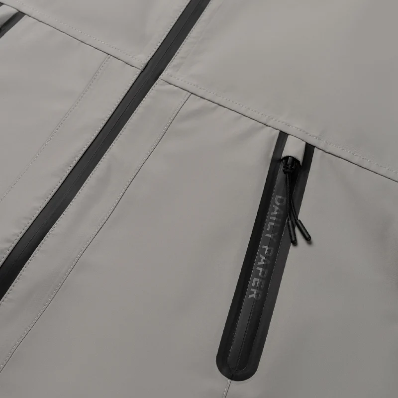 Kunle Rain Jacket Grey - Image 3