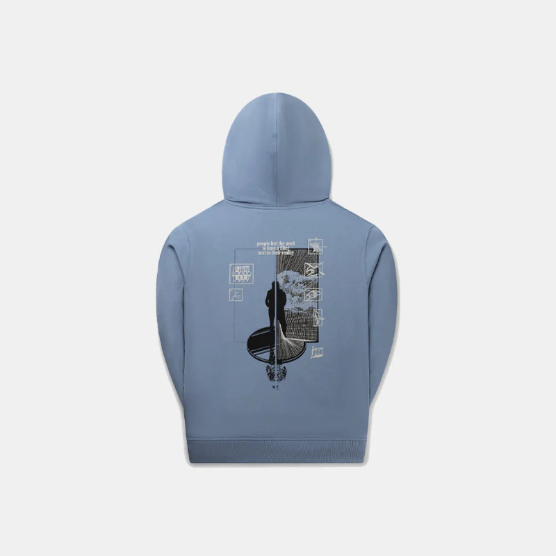 Mirror Hoodie Blue - Image 2