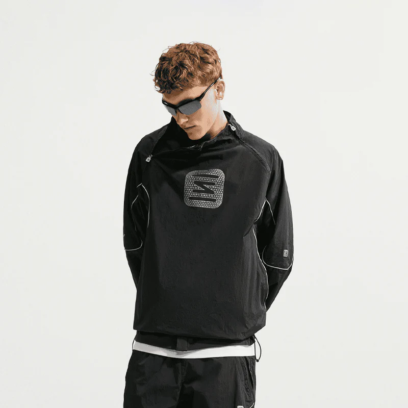 NIKE M NSW WVN HZ JKT SHOX